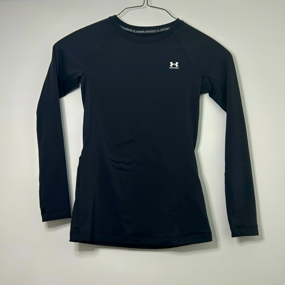 Tight black compression long sleeve shirt